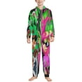 thumbnail image 1 of Splatoon One Piece Pajama Hooded Union Suit PJs Sleepwear, 1 of 7