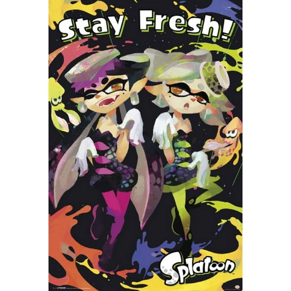 Splatoon - Stay Fresh Laminated Poster (24 x 36)