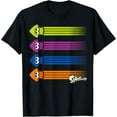 thumbnail image 1 of Splatoon T-shirt Splatoon Inkling Teams Squid Color Streaks T-Shirt, 1 of 4