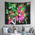 thumbnail image 1 of Splatoon Wall Tapestry Cartoon Poster Wall Hanging Tapestry for College Dorm Living Room Bedroom Decoration 40x60 Inch, 1 of 7