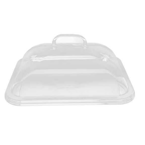 Splatter Cover Dustproof Rectangle Shape Convenient Practical Home Plate Covers for Kitchen 27.5*21.5*12cm