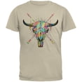 thumbnail image 1 of Splatter Cow Skull Sand Adult T-Shirt - 2X-Large, 1 of 1