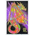 thumbnail image 1 of Splatter Dragon Blacklight Poster 23.5" x 35.5" - Laminated, 1 of 6