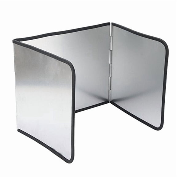Splatter Guard Foldable Stainless Steel Oil Splash Board Nonstick Oil Splatter Guard Heat Insulation Board for Stove Top