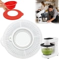 thumbnail image 1 of Splatter Guard for Mixer - Mixing Head Splash Protector - Kitchen Mixer Splatter - for Home Kitchen Restaurant Catering Baking Cooking Dough Flour,9.21inch Diameter,1PC (White), 1 of 3