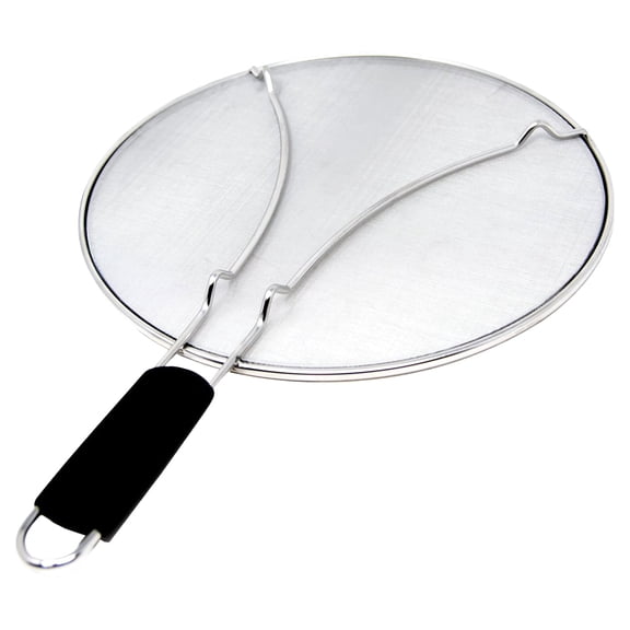 Splatter Guard Stainless Steel for Frying Pan & Food Strainer and Universal Cookware 13