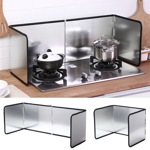 Splatter Guard for Stove Top Foldable Kitchen Guard Non-Stick Pan Shield Wall Heat Insulation Sheet for Cooking Grease Protector Decorations Mother's Day Gift, 1Pcs A