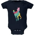 thumbnail image 1 of Splatter Horse Navy Soft Baby One Piece - 24 month, 1 of 1