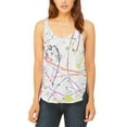 thumbnail image 1 of Splatter Paint White Juniors Flowy Side Slit Tank Top Multi SM, 1 of 2