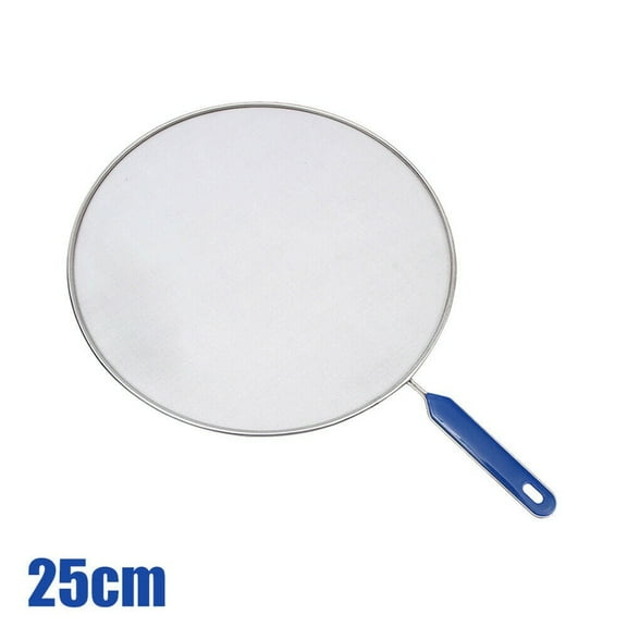 Splatter Screen For Frying Pan Cooking - Stainless Steel Splatter Guard,Fine Mesh Iron Skillet Lid- Hot Oil Splash Shield to Stop Prime Burn (8.4", 10",11.6",13.2")