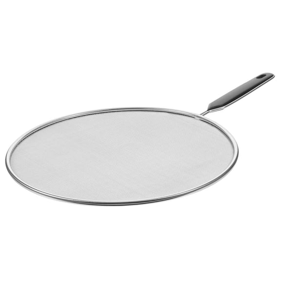 Splatter Screen Grease Splatter Guard with Metal Mesh Handle for Kitchen Frying Pan Cooking
