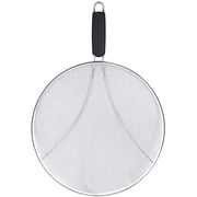 Splatter Screen for Cooking, Casewin Splatter Screen for Frying Pan,Frying Pan Cover Splatter Screen 13in Protect the Skin From Burns Black