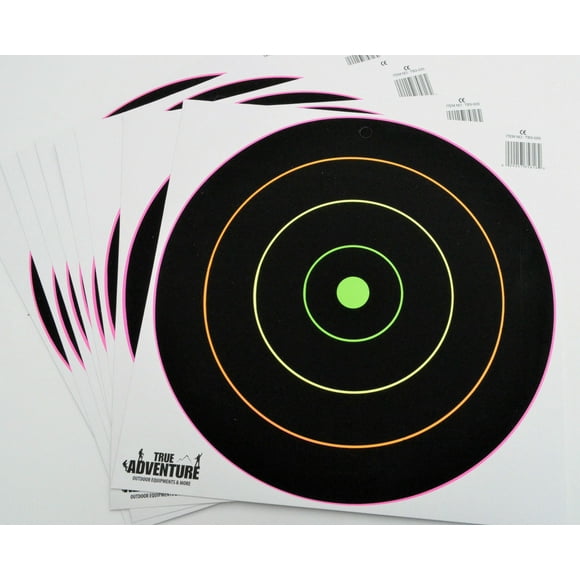 Splatter Spots 12 In. Shooting Target Pack 20-pack, 8" target
