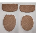 thumbnail image 1 of Splatter Toilet Seat Lid and Tank Cover Set by Penny's Needful Things (Chocolate Brown), 1 of 2