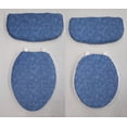 thumbnail image 1 of Splatter Toilet Seat Lid and Tank Cover Set by Penny's Needful Things (Dark Blue), 1 of 2