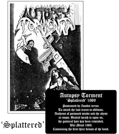 Autopsy Torment - Splattered Demo 1989 / Extras - Music & Performance - CD