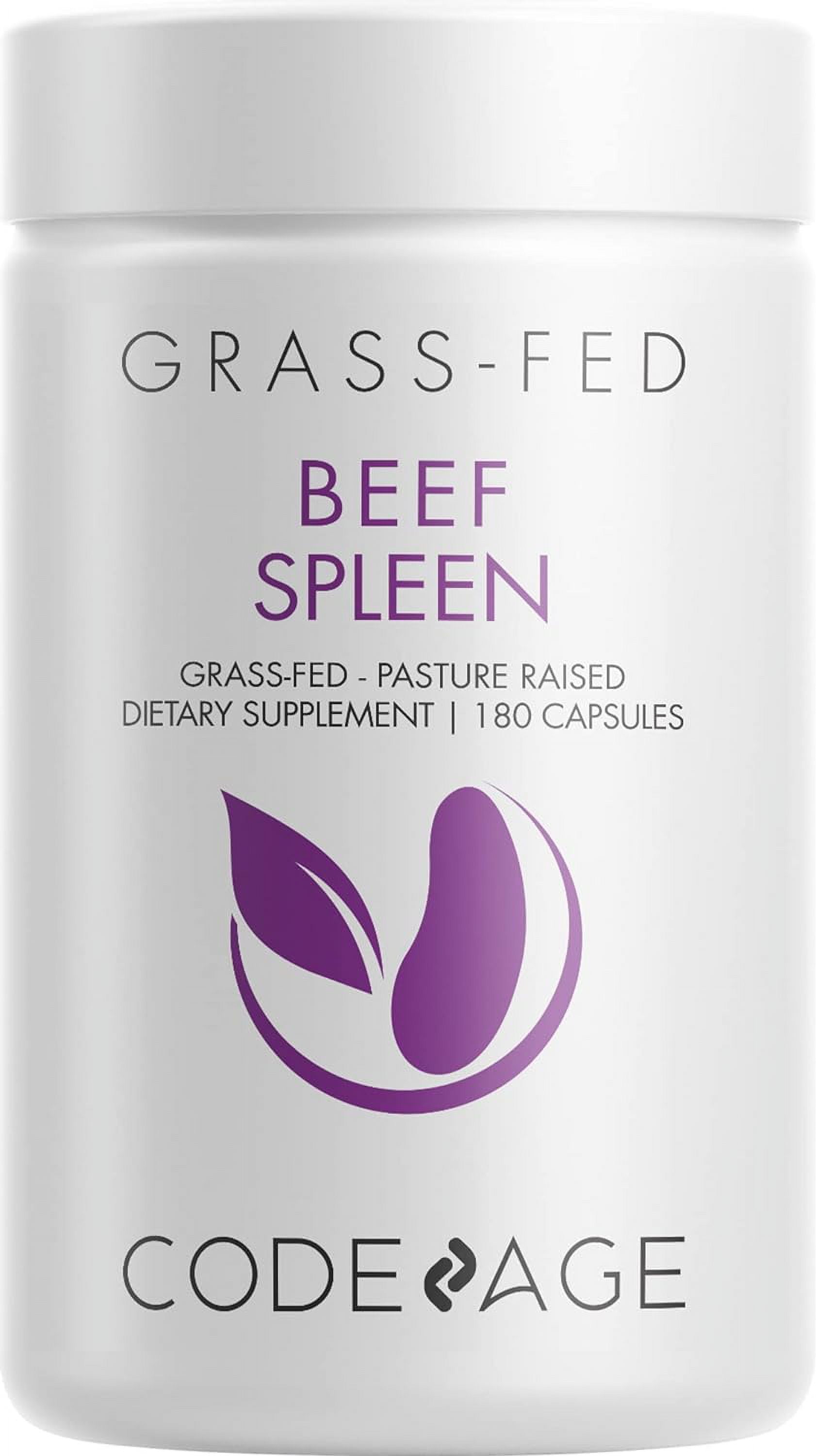 Spleen Supplement Freeze Dried, NonDefatted, Desiccated Spleen