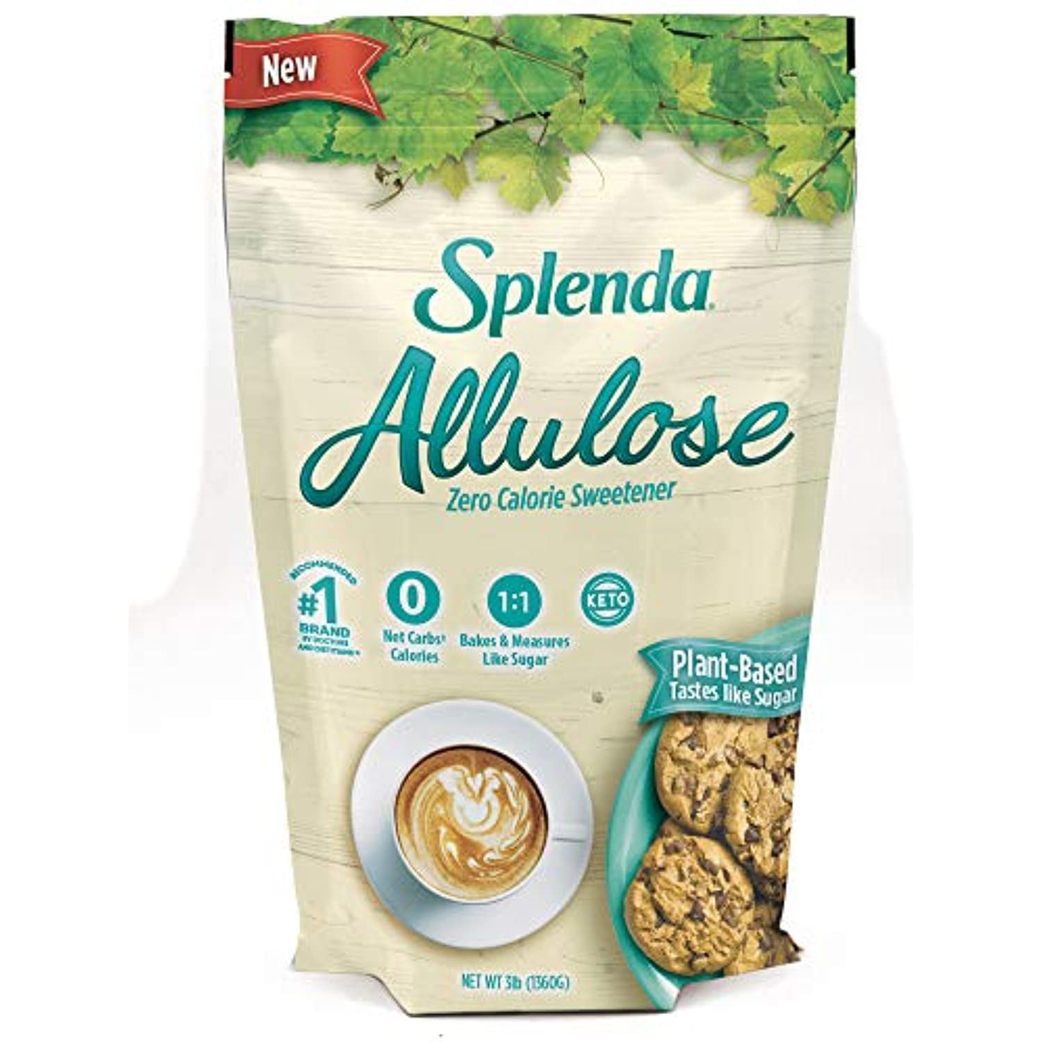 Splenda Allulose, Plant Based Zero Calorie Sweetener For Baking
