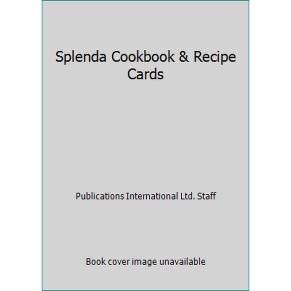 Pre-Owned Splenda Cookbook & Recipe Cards (Unknown) 1605533556 9781605533551