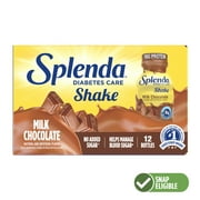 Splenda Diabetic Protein Shakes, to Help Manage Blood Sugar, 8oz Milk Chocolate, 12ct