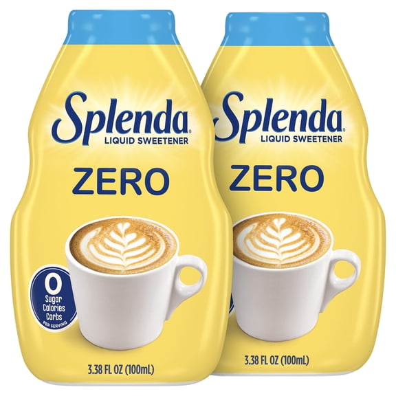 Splenda Liquid Zero Calorie Sweetener drops, 100ml (Pack of 2)