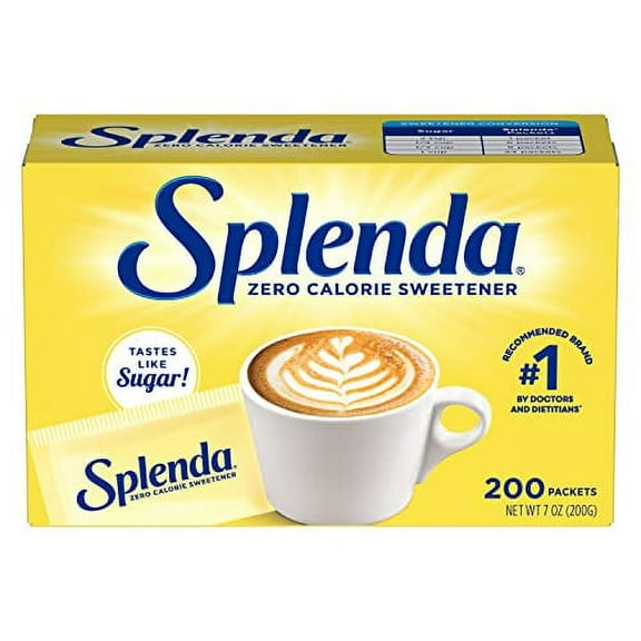 Splenda No Calorie Sweetener, 200 Count Packets