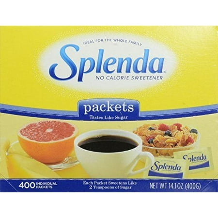 Splenda No Calorie Sweetener, 400 Count Packets, 14.1 Ounce