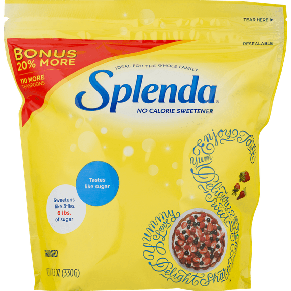 Splenda No Calorie Sweetener Granulated, 11.6 oz (Bonus Pack)