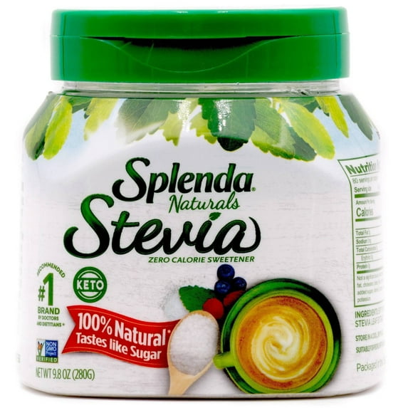 Splenda Stevia 100% Natural Zero Calorie Sweetener 9.8 oz (Pack of 2)