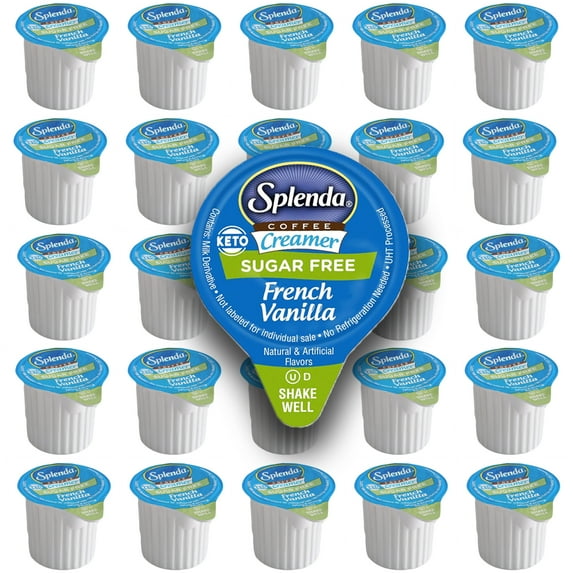 Splenda Sugar-Free French Vanilla Creamer Single Serve Cups, 0.43 fl. oz. l Pack of 50