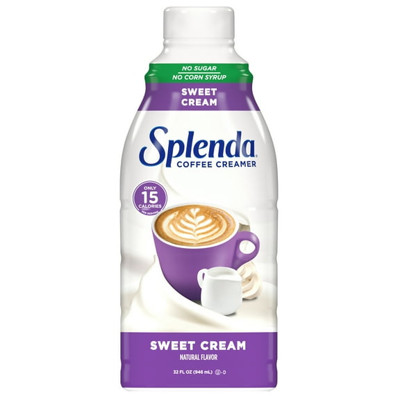 Splenda Sweet Cream Liquid Coffee Creamer, 32 fl oz Bottle
