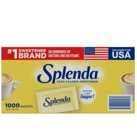 Splenda Zero Calorie Sweetener Packets, 1,000-count