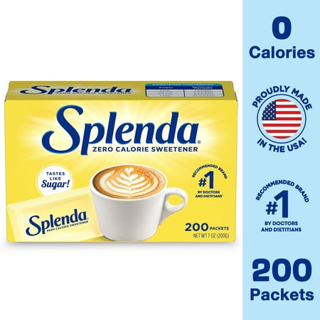 Splenda Zero Calorie Sweetener Packets - 200CT