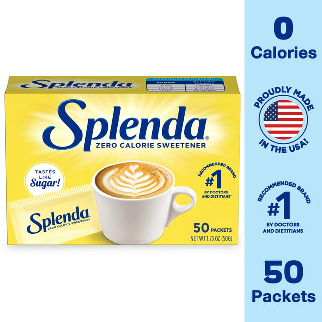 Splenda Zero Calorie Sweetener Packets - 50 Count