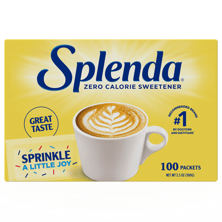Splenda Zero Calorie Sweetener, Sugar Substitute Packets - 100CT