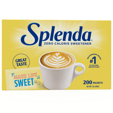 Splenda Zero Calorie Sweetener, Sugar Substitute Packets - 200CT