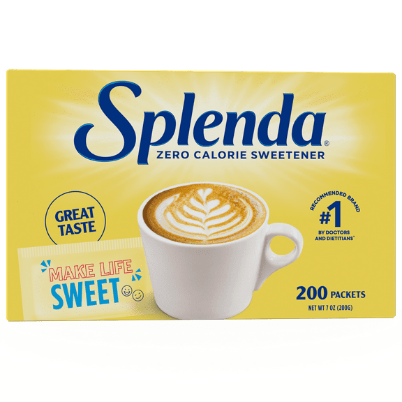 Splenda Zero Calorie Sweetener, Sugar Substitute Packets - 200CT