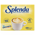 thumbnail image 1 of Splenda Zero Calorie Sweetener, Sugar Substitute Packets - 400 Ct., 1 of 7