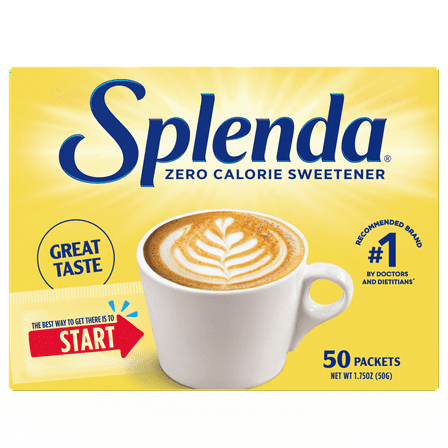 Splenda Zero Calorie Sweetener, Sugar Substitute Packets - 50 Count