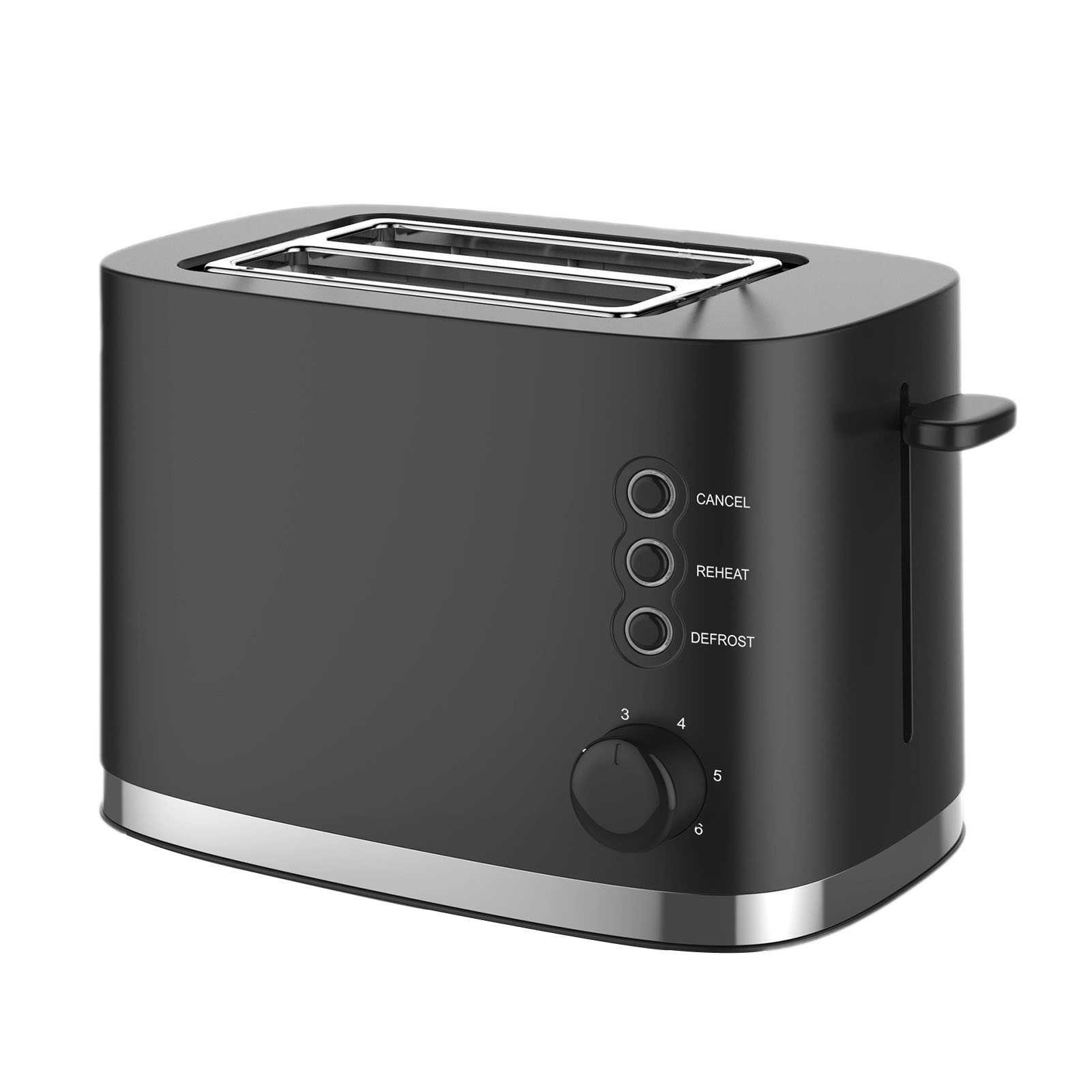 Splendid 2Slice Toaster Extra Wide Slot 6 Shade Settings Breadfast Waffles Bagel Toaster