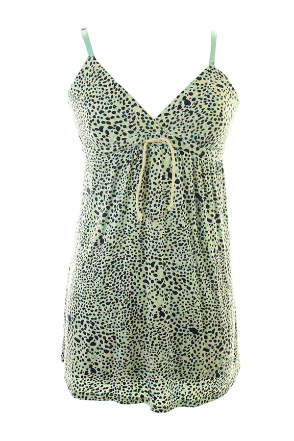 Blue Empire Waist Drawstring Chemise S