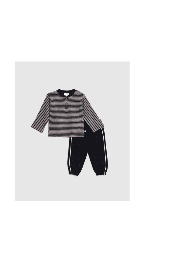 Boys' Afternoon Stripe Shirt & Pants Set - Baby