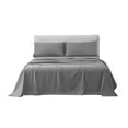 thumbnail image 1 of Splendid Collections Bed Sheet Set - 4 Piece King Solid Silver Sheets - Super Soft Microfiber 1800 Bedding - Fits Mattress up to 15 Inches - Easy Fit and Wrinkle, Fade, Stain Resistant, 1 of 4