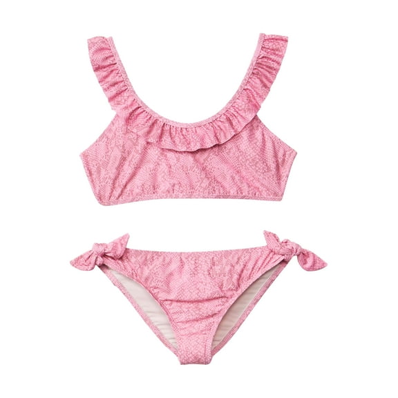 Splendid Girls' Bikini, Pink, 10