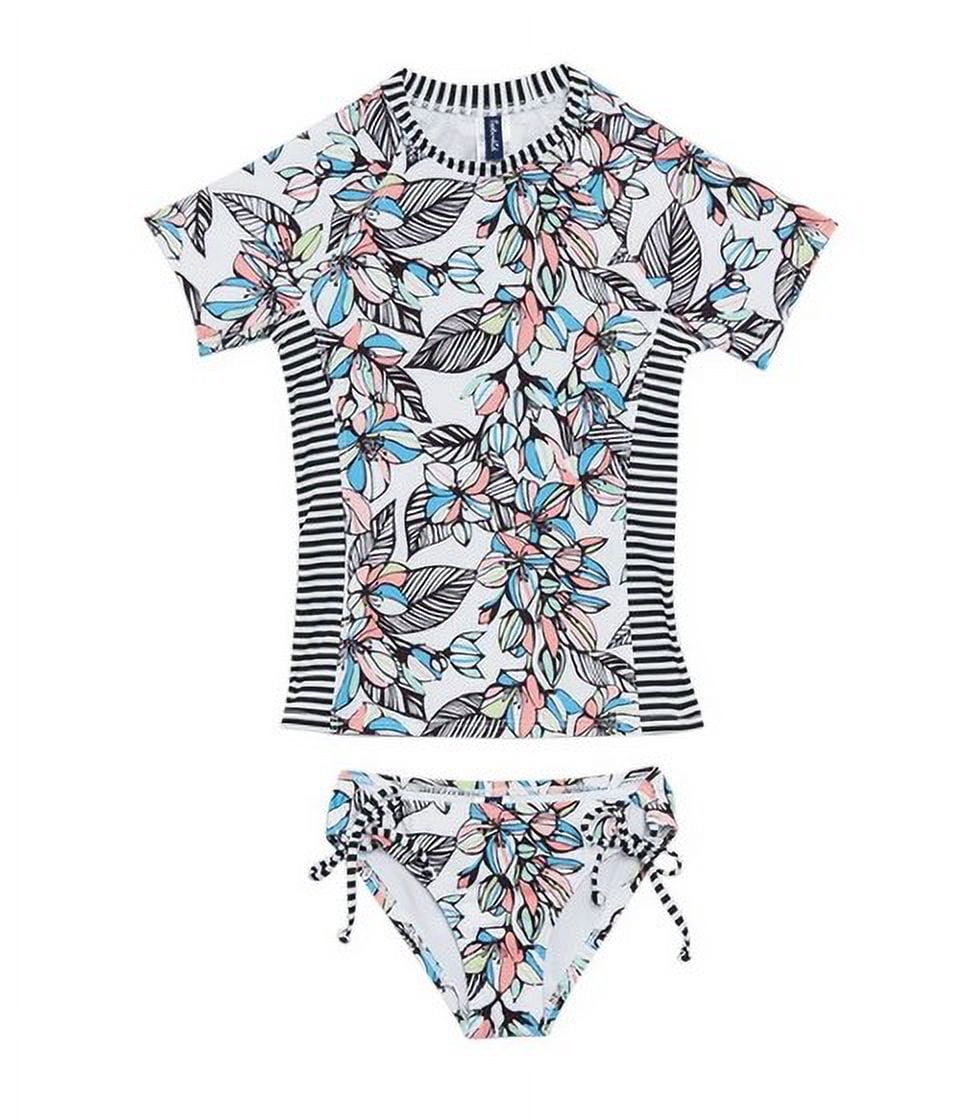 Splendid Girls Flower Hour Rashguard Set, Size 12, Short Sleeve ...