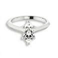 Splendid Jewel Pear Cut 1.8 Ct Lab Created Diamond Engagement Ring for