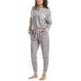 thumbnail image 1 of Splendid Ladies' 2-piece Lounge Pajama Set (Gray, Large), 1 of 3