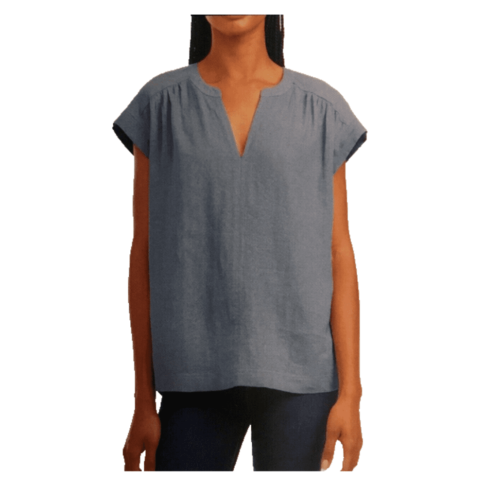 Splendid Top Splendid Ladies' Linen Blend Top, Blue, Large - Walmart.com