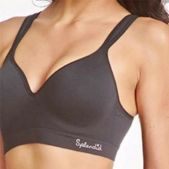 Splendid Ladies' Seamless Wireless Bra, 2-Pack Beige/ Black - Small New without box/tags