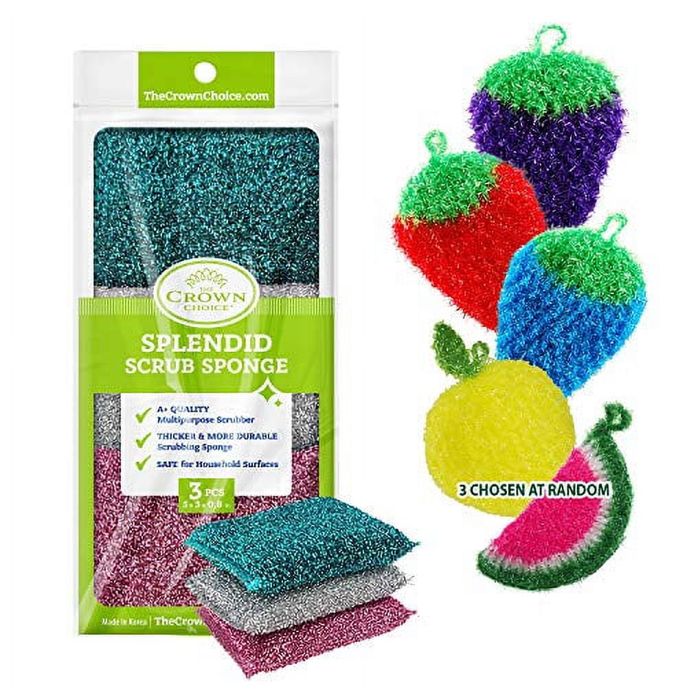 The Crown Choice All Purpose Cleaning Scrubber Dish Cloth, No More Odors  from Sponges, Scrubbers or Wash Cloths